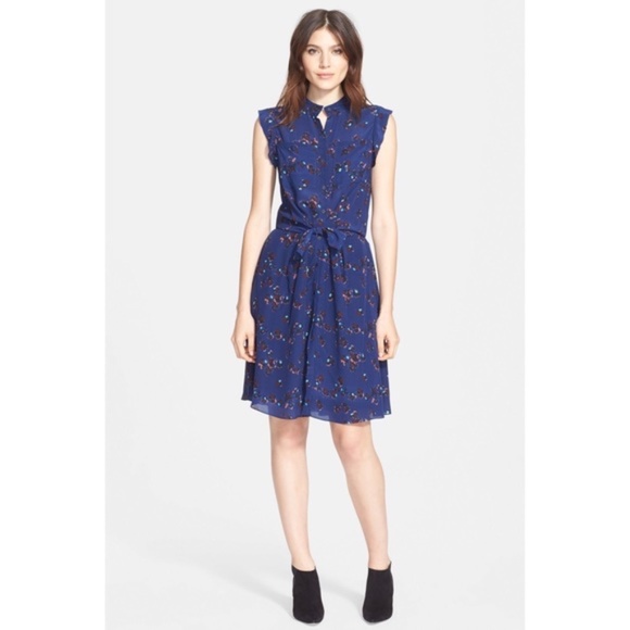 Rebecca Taylor Dresses & Skirts - REBECCA TAYLOR Pinwheel Posy Floral Print Dress 6